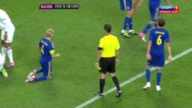 3.незасчитанные голы - марко девич (англия - украина)