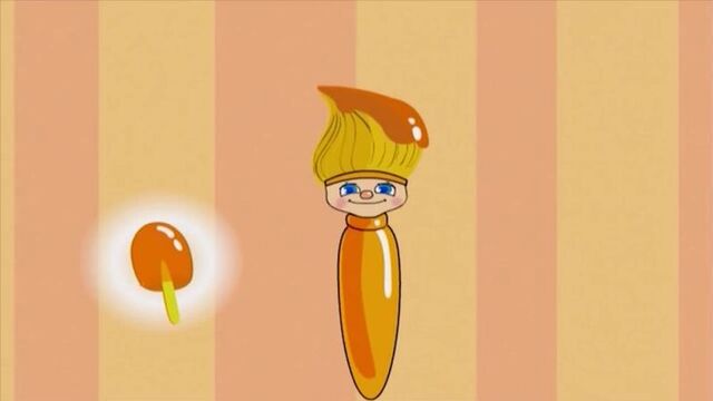 Мультик про цвета_ кисточка петти, учим цвета с малышами_ оранжевый