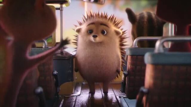 Новогодний мультик про милого ежика «что за рождество без любви?»