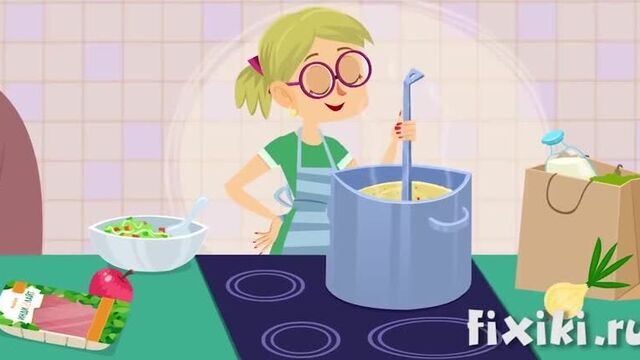 Фиксики | фикси-советы | как правильно питаться (бутерброд)