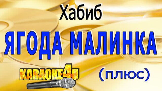 Хабиб - ягода малинка - караоке плюс
