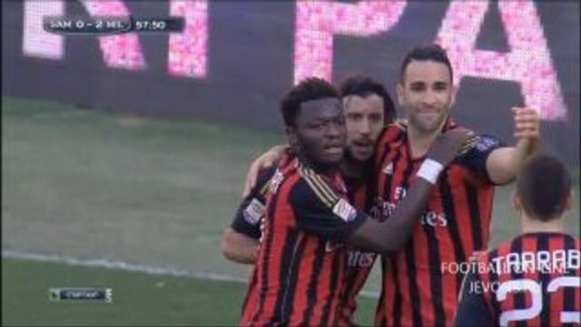 Сампдория 0:2 милан