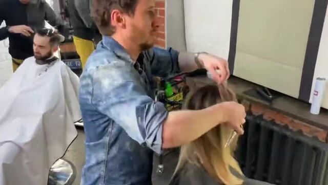 Женская стрижка лесенка _ каскад _ максим воробьев