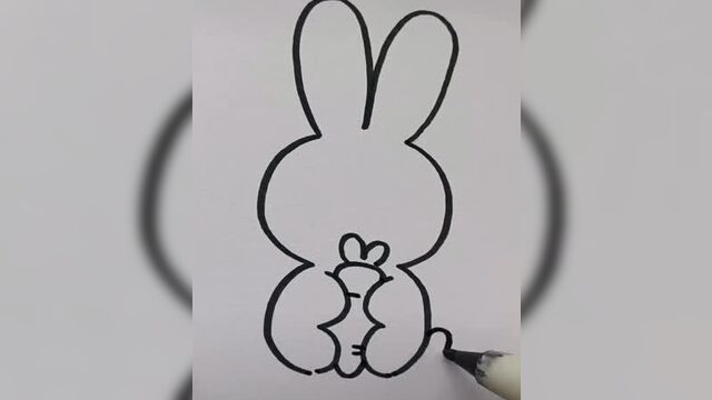 Как нарисовать зайчика