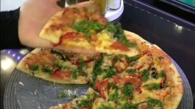 Сочная мощная пицца❤