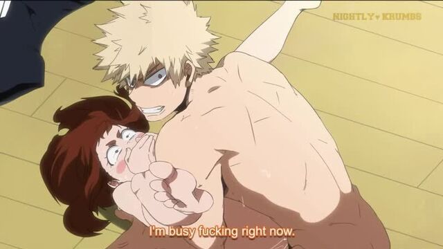Бакугоу трахает урараку/моя геройская академия (by krumbs) 1080p