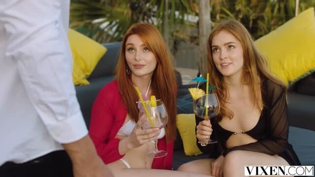 Jia lissa, lacy lennon (unforgettable) [2020, threesome, redhead, kissing, pussy licking, face sitting, cum swapping, 1080p]