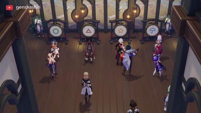 The dalgona challenge: squid game x genshin impact part 2 @redditgenshin