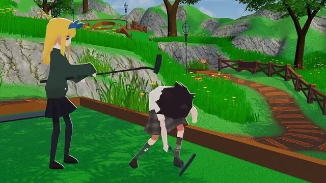 Vrchat -- blind girl model reveal