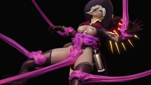 Ow_witchmercy_tentacles _720p_no sound 3d porn