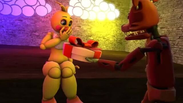 (sfm fnaf) foxy cheer up toy chica