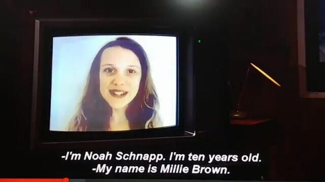 Millie bobby brown and finn wolfhard at beyond millie bobby brown and finn wolfhard at beyond stranger things