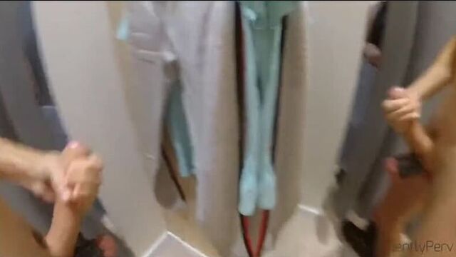 Dick flash dressing room - part 3