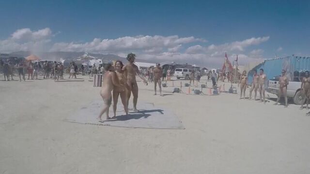 Naked oil wrestling at burning man 2015 on vimeo