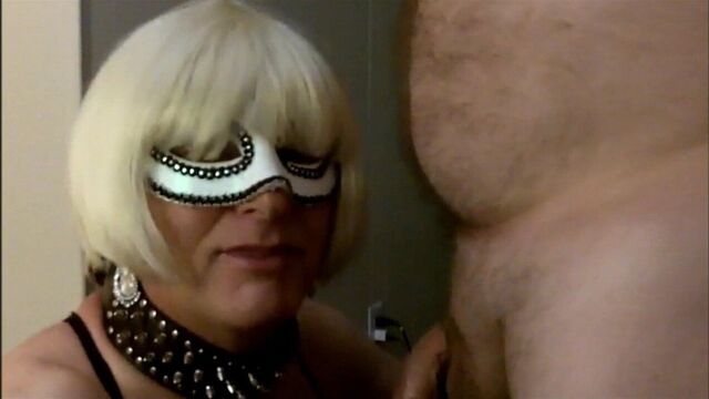 Sissy slut amber gets face fucked at the super 8 hotel part2