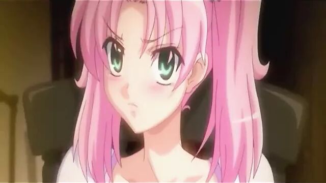 Pink hair hentai babe fucking hard