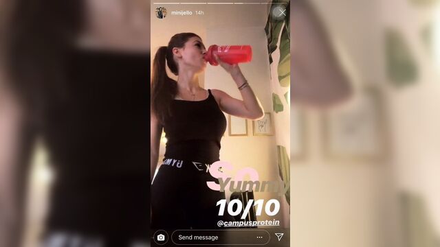 Minijello cute tits ig story