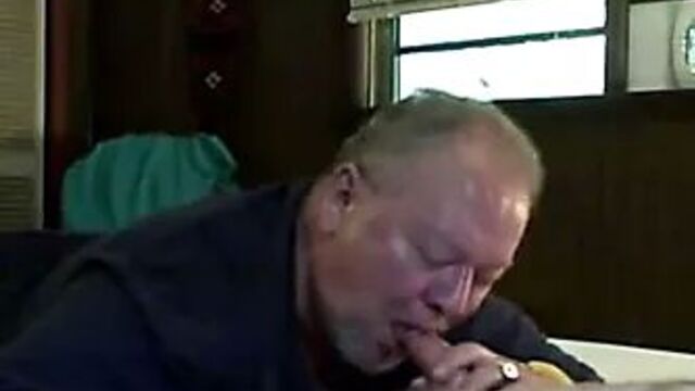 Chub daddy sucks and swallow