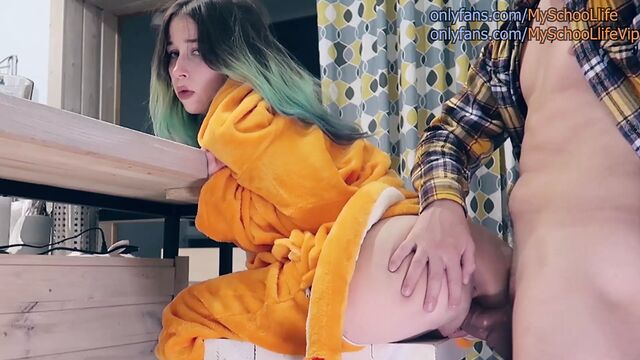 Sex with a sleepy teenager in pokemon pajamas