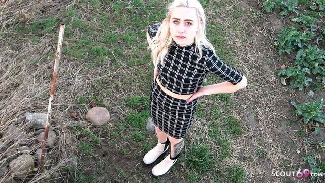 German car breakdown girl - talk to pov fuck by stranger in high seat