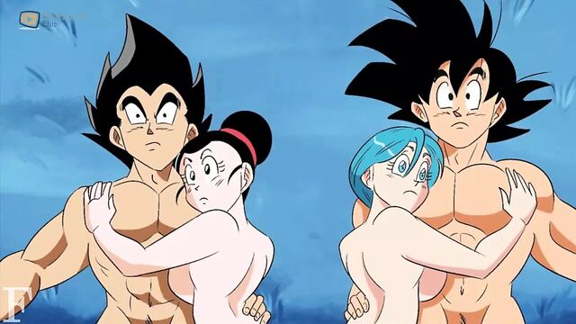 Gogeta & bulchi having fun! - dragon ball super!