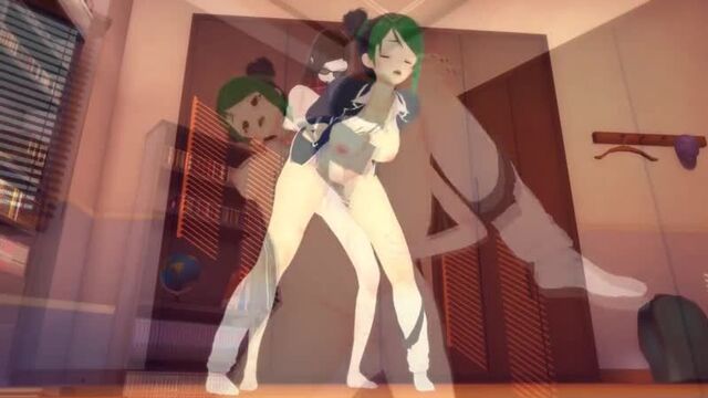 (3d хентай) (фута) (jba) лиза лиза х джолин куджо