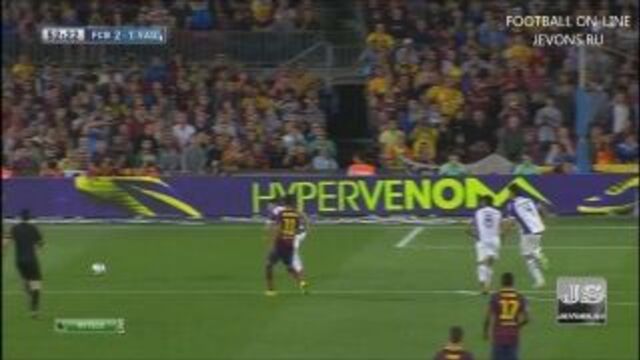 Барселона 4-1 вальядолид. примера 8-й тур.