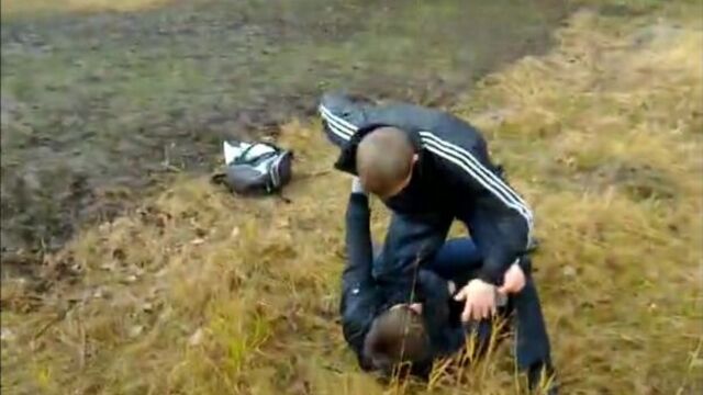 Пацанская драка.чистая победа