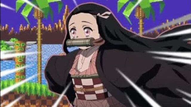 Бег незуко камадо мем (клинок рассекающий демонов)