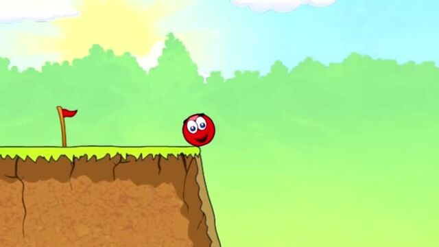 Несносный красный шар спасает любимую #3. мультик игра red ball 3 на игрули tv