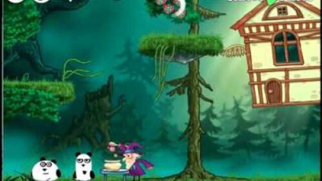 Игра мультик 3 панды волшебника