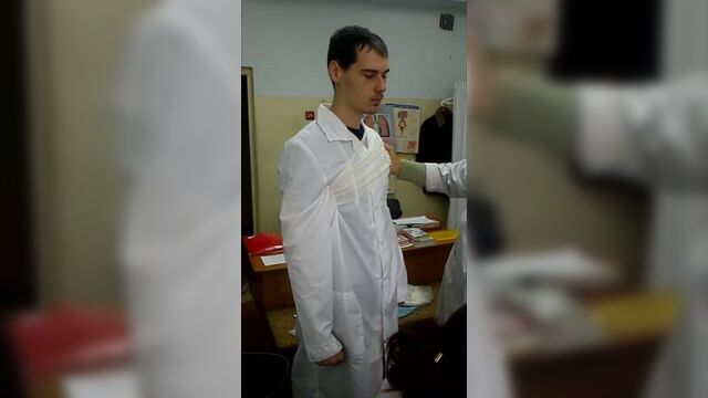 Повязка колосовидная