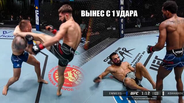Смертельный нокаут! обзор ufc: хусейн асхабов, назим садыхов, андраде, миллер, эрнандес, блэнчфилд