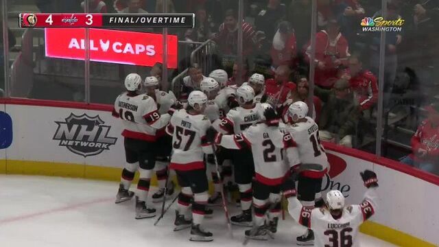 Клод жиру и алекс добринкет сообразили гол «вашингтону» в овертайме