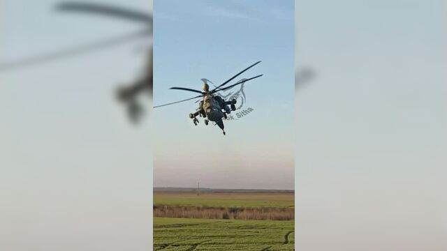 Ми-28нм с ракетой "изделие 305"