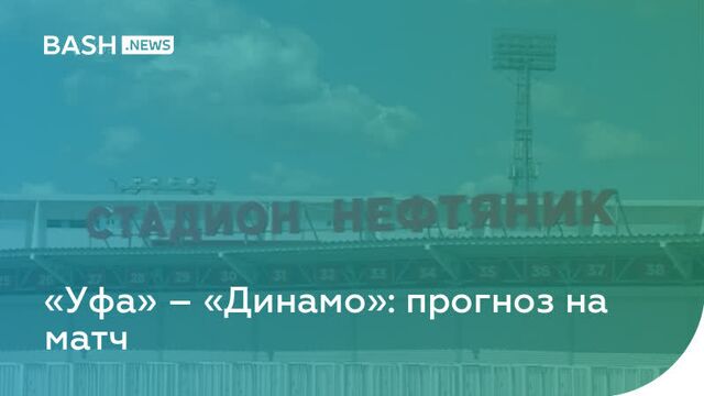 «уфа» – «динамо»: прогноз на матч