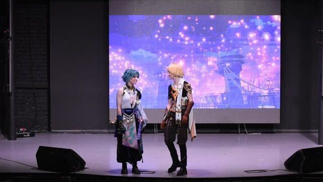 Анемо трио- сяо, итэр и венти, «геншин импакт»