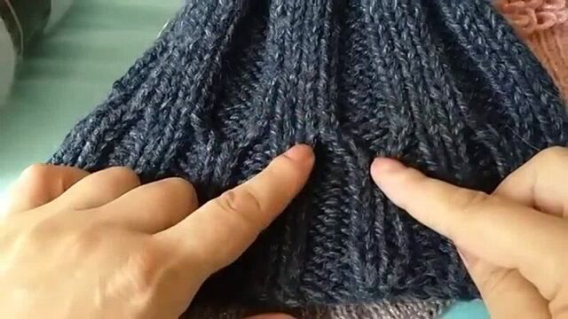 Горловина спицами