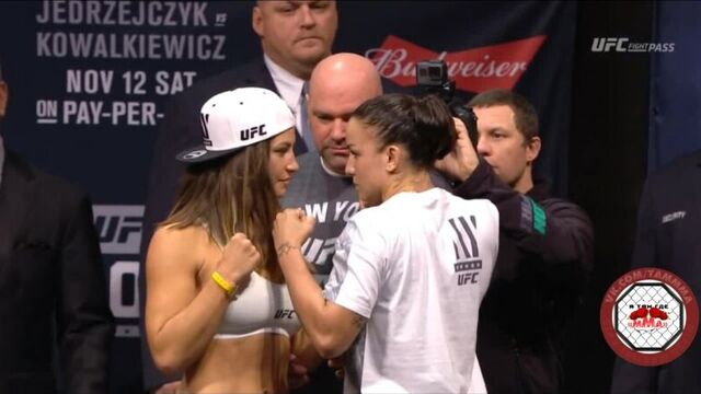 Миша тейт - ракель пеннингтон [взвешивание]