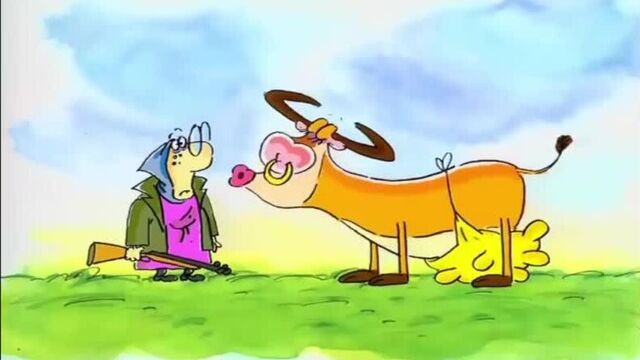 Лучшие мультфильмы)))секс по коровьи)прикольный мультик для взрослых-вымя из лат