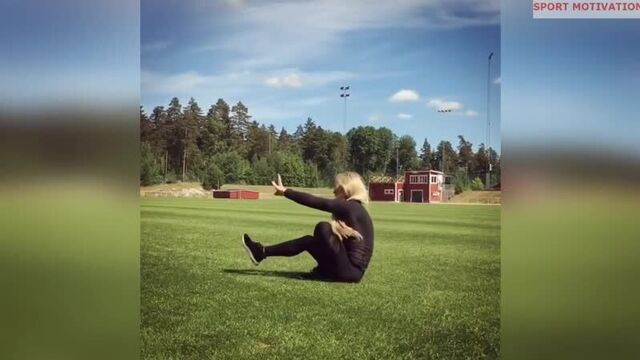 Многие парни в нее влюбились, когда увидели ее тренировки - анна нистром