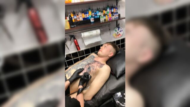 Тату на груди , сегодня много эмоций :)