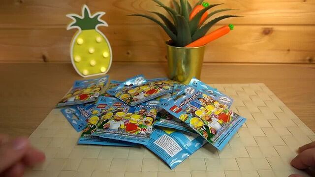 Симпсоны lego минифигурки открываем пакетики lego simpsons