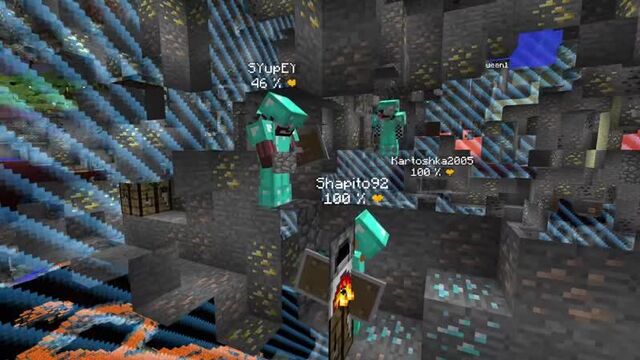 [фывфыв] майнкрафт, но 100 игроков выживают с 1 хп
