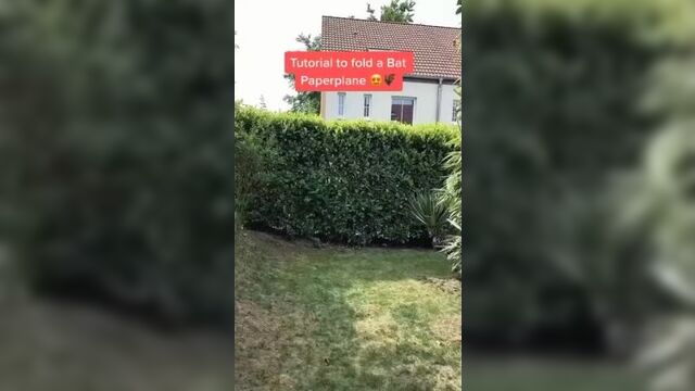 Как сделать необычный бумажный самолетик