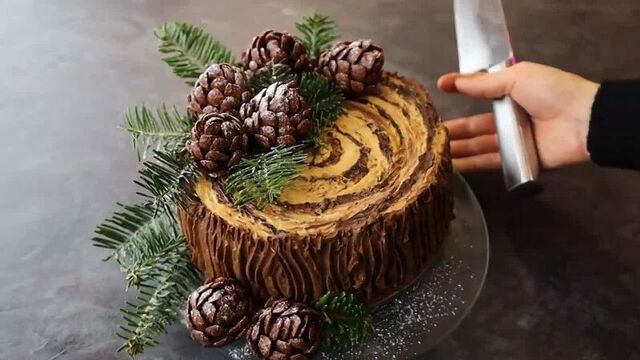 Не думала, что его так просто готовить! торт пенек с шишками, вкуснющий!