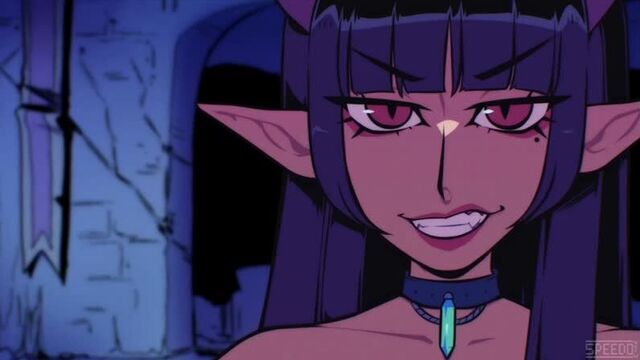 Lithia: succubus conquered by speedosausage 2d short porn animation hentai femdom demon girl